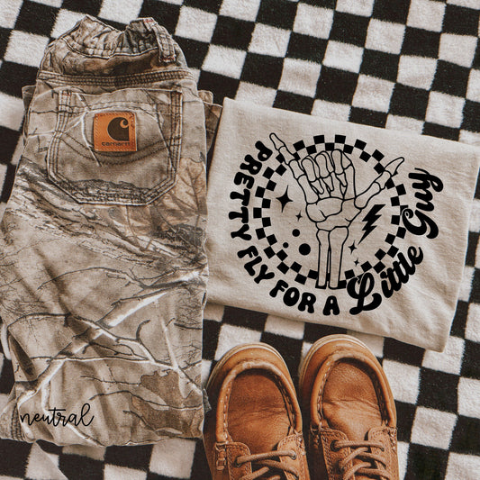 Pretty Fly For A Little Guy Kids Completed Tee