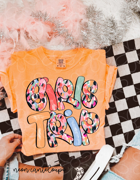 Brushstroke Girls Trip Kids Completed Tee
