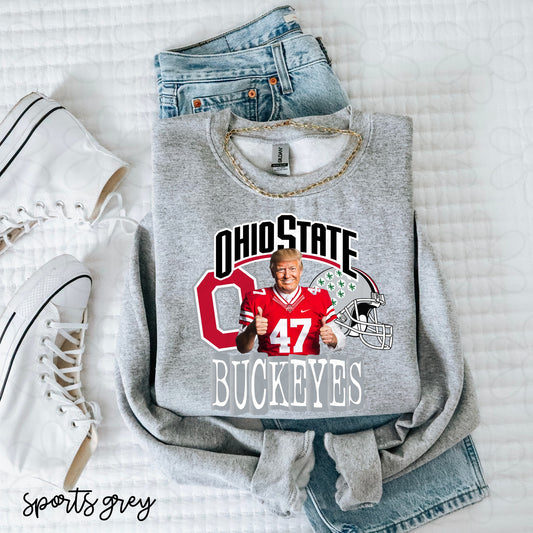 Trump Ohio State Buckeyes Completed Tee