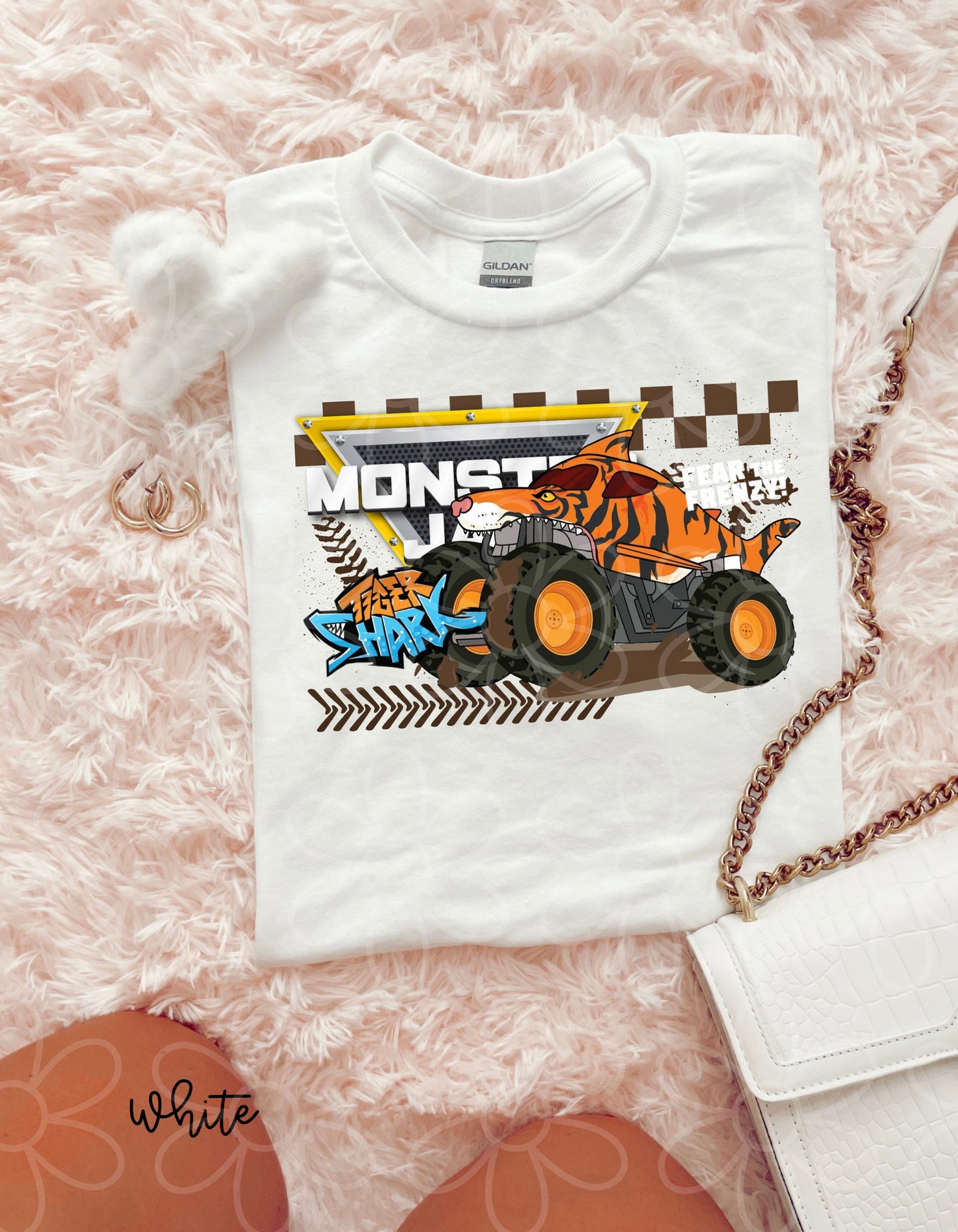 Monster Jam Tiger Shark Completed Tee