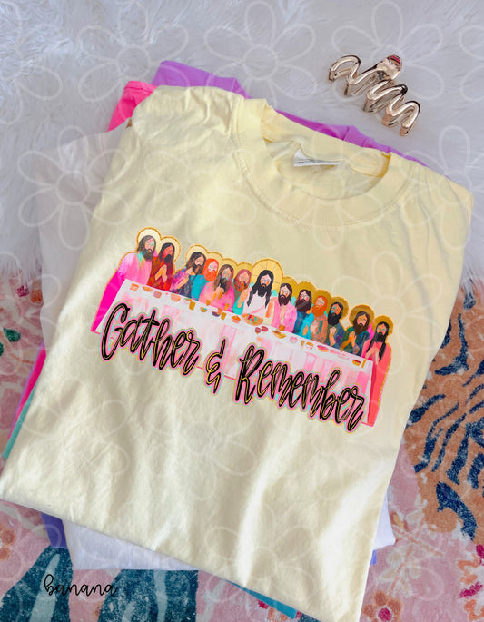 Gather & Remember Completed Tee