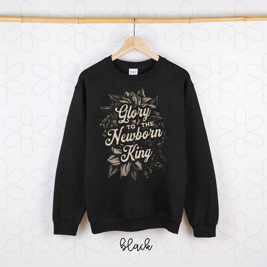 Glory To The Newborn King Completed Tee