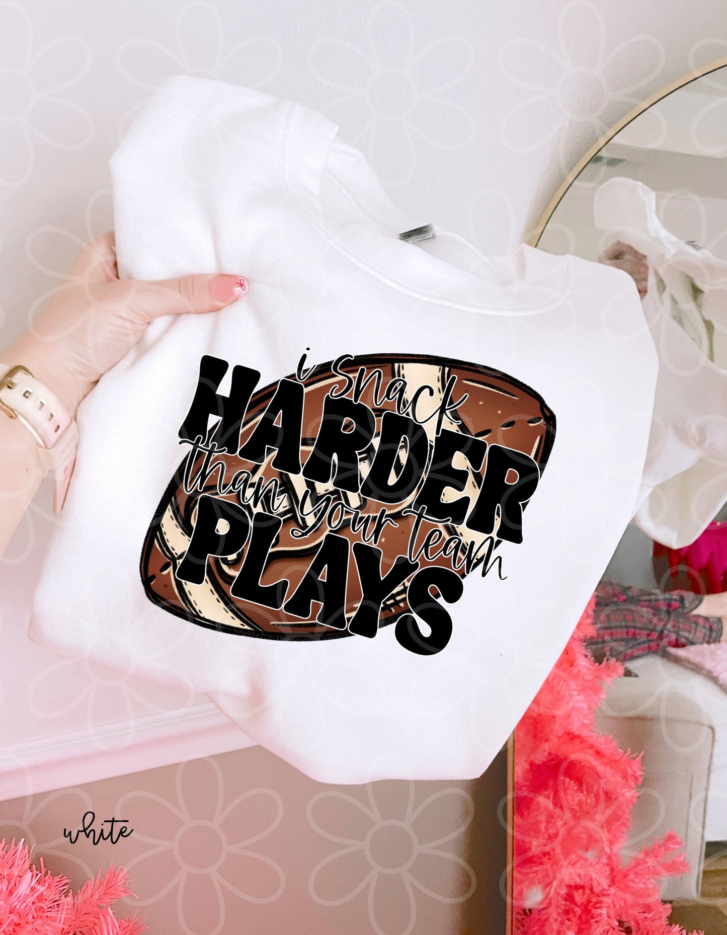 Football I Snack Harder Than Your Team Plays Kids Completed Tee