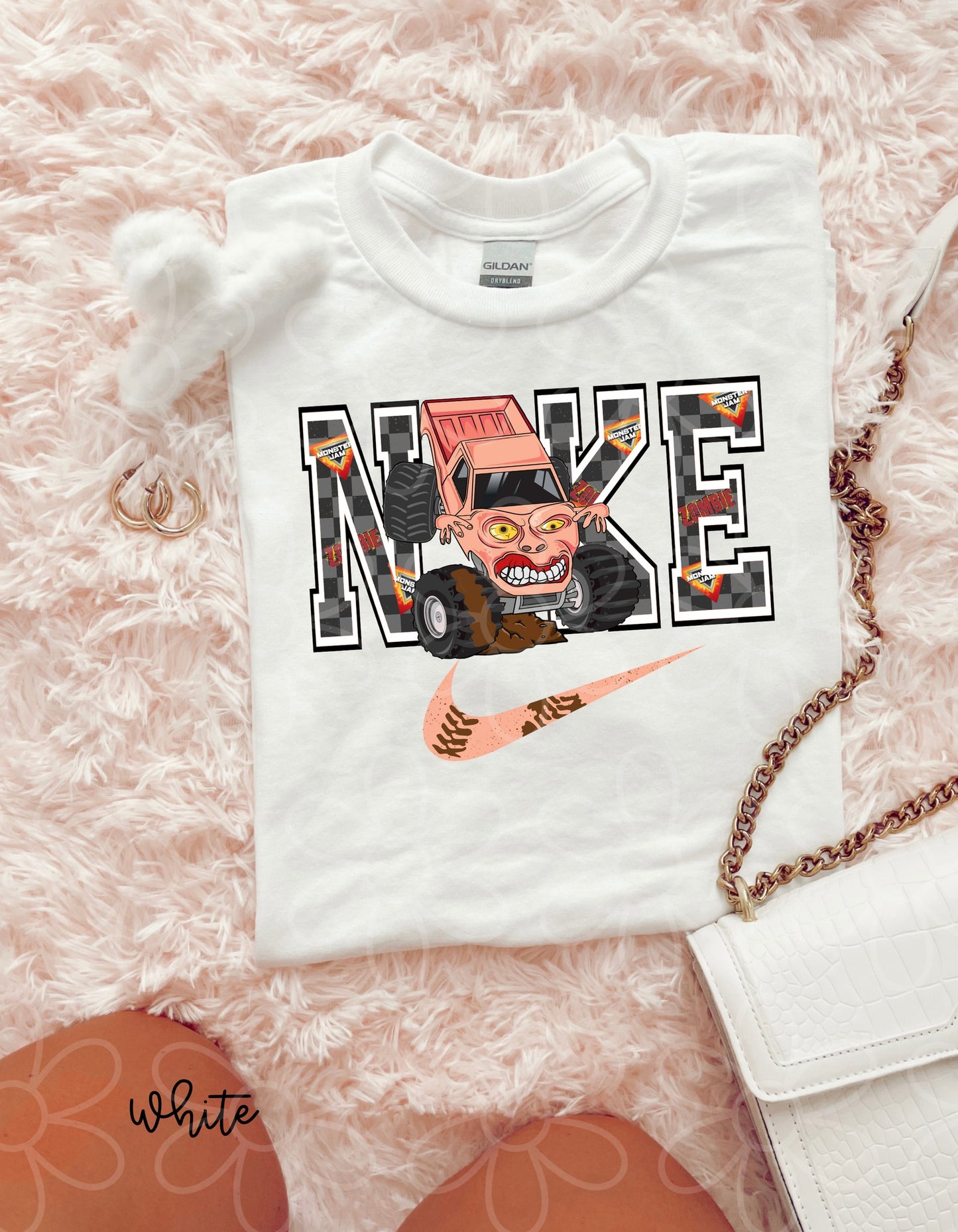 Monster Jam Zombie Nke Completed Tee