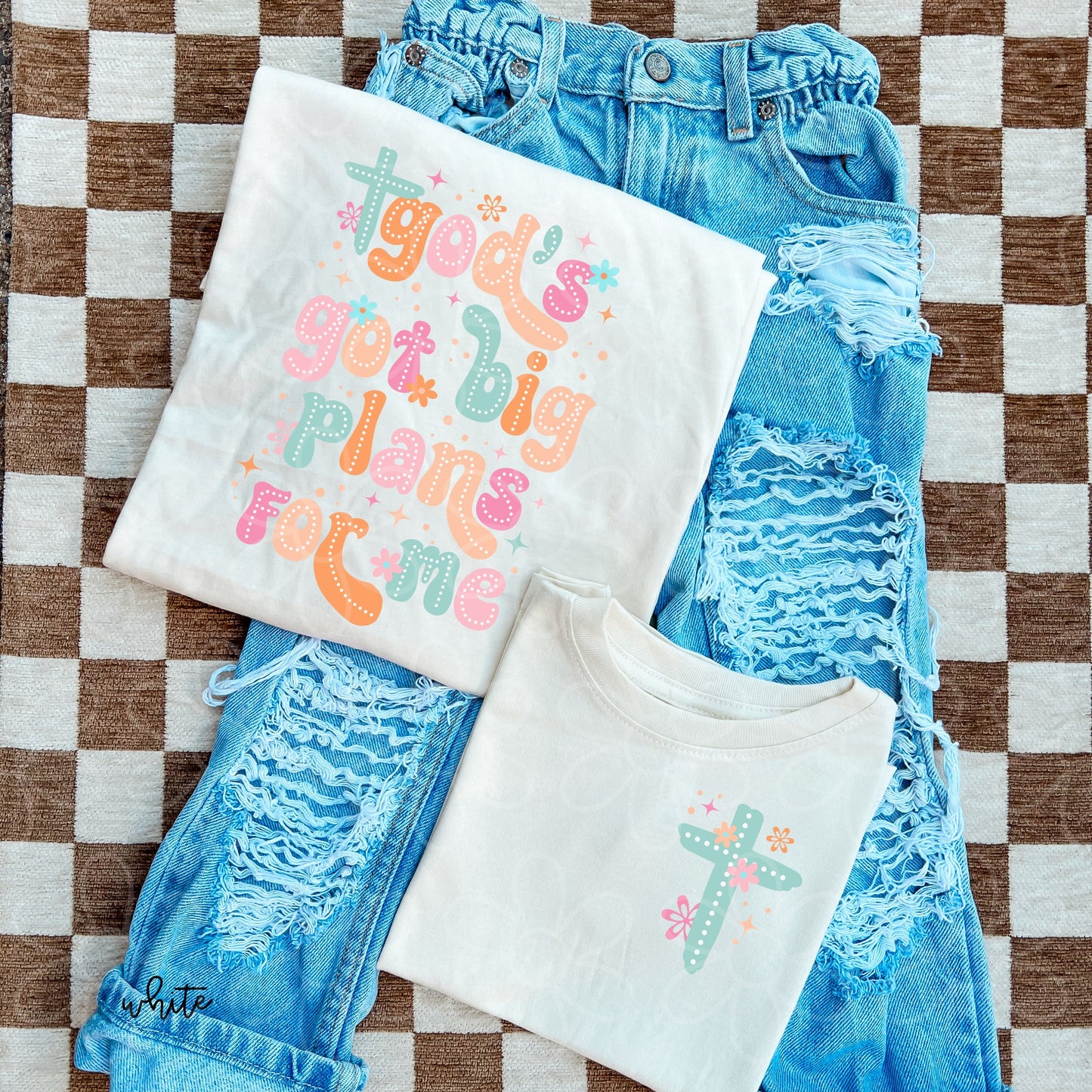 Gods Got Big Plans For Me Kids Completed Tee