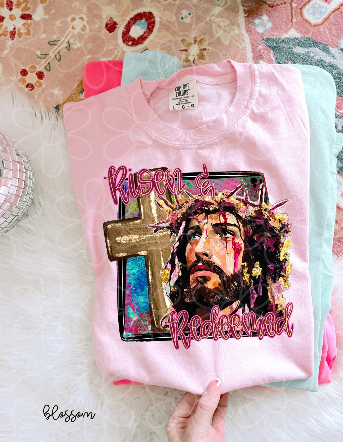 Risen & Redeemed Completed Tee