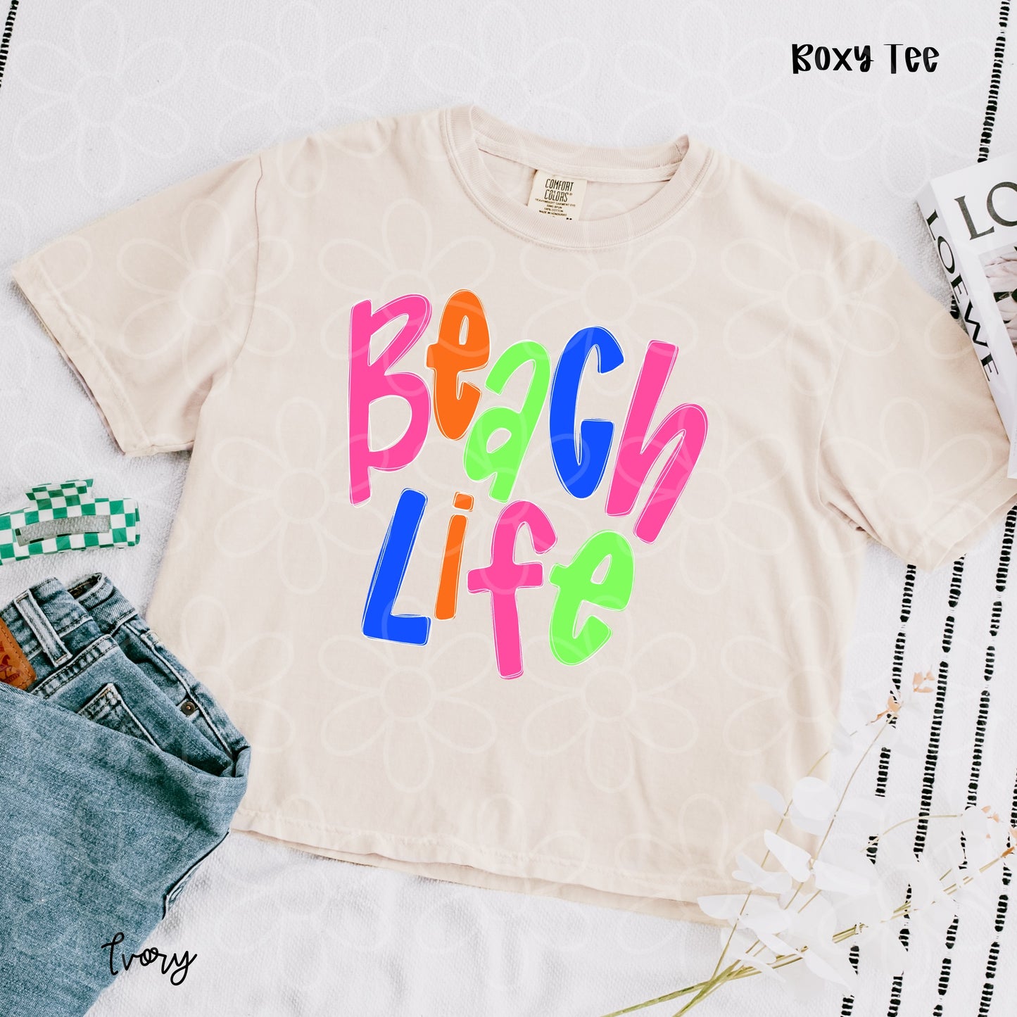 Beach Life DTF Transfer