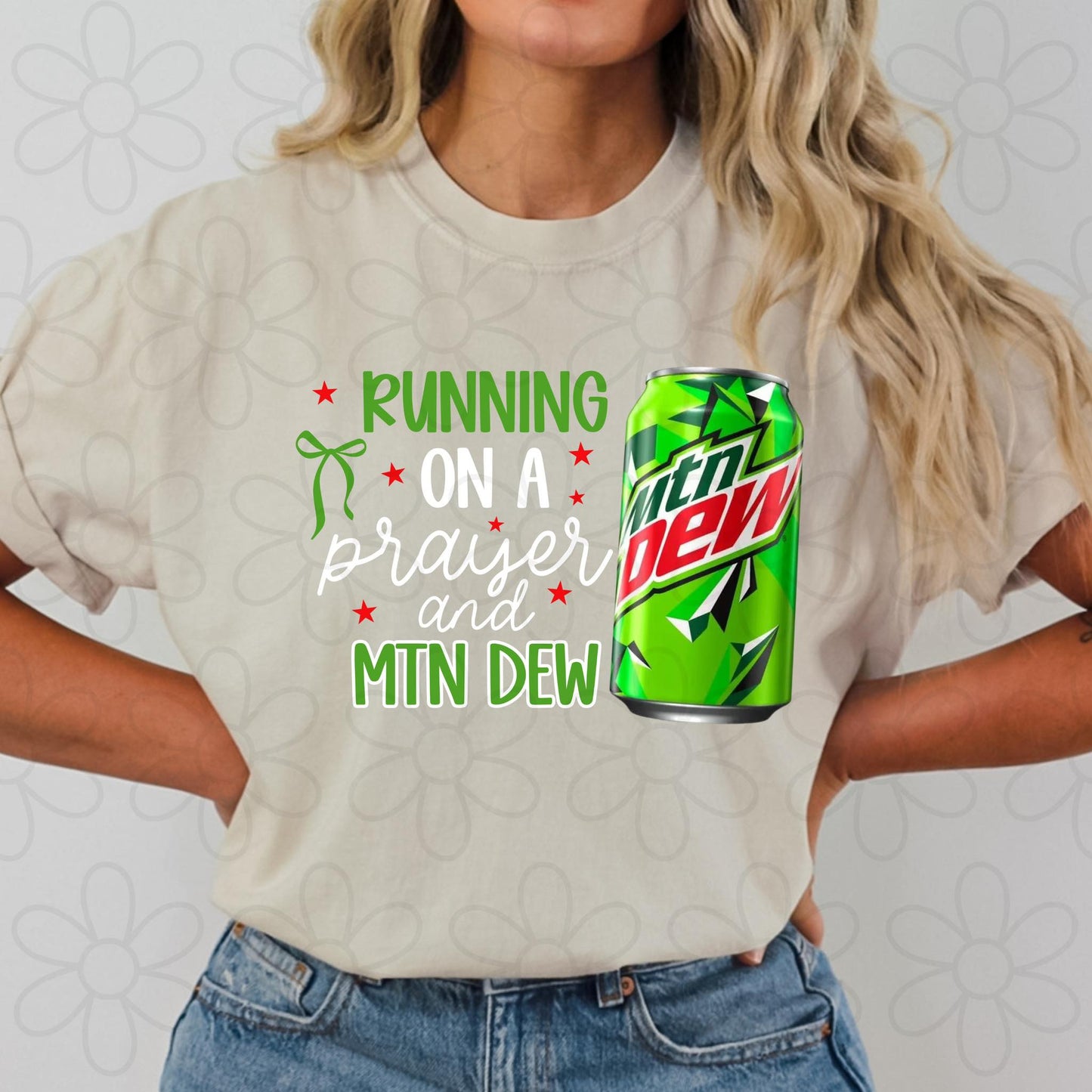 Running On A Prayer Drink - Multiple Options DTF Transfer