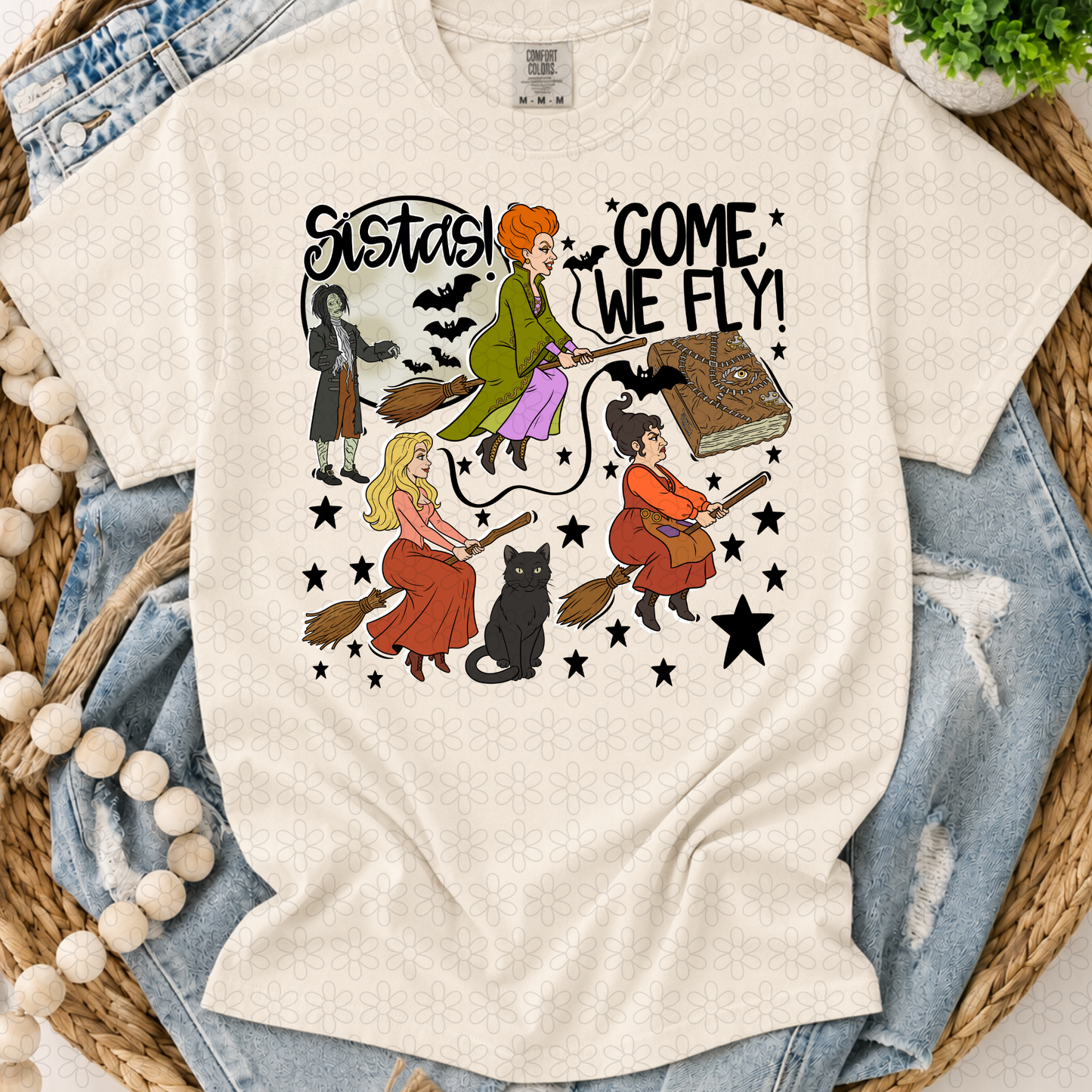 sistas Come we Fly Completed Tee