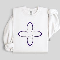 Purple Flower Transfer only