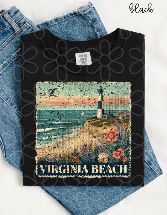 Distressed Beach Stamps (Multiple Options) DTF Transfer