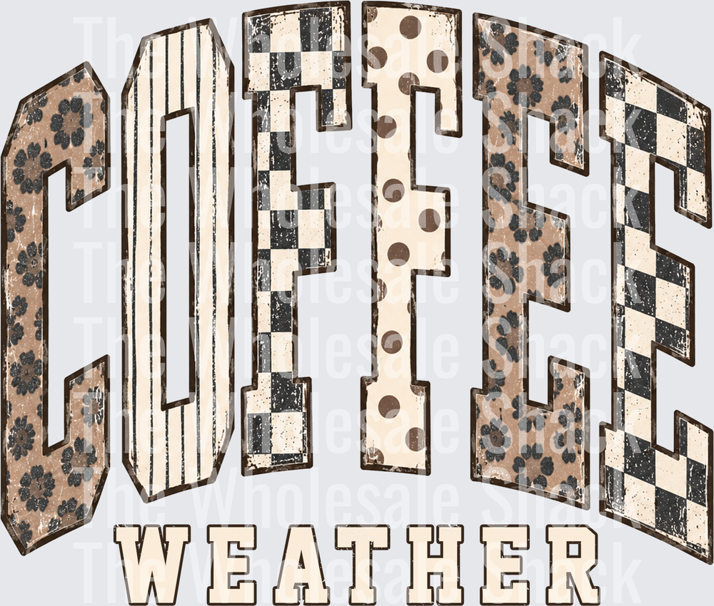 Coffee Weather -Light DTF Transfers