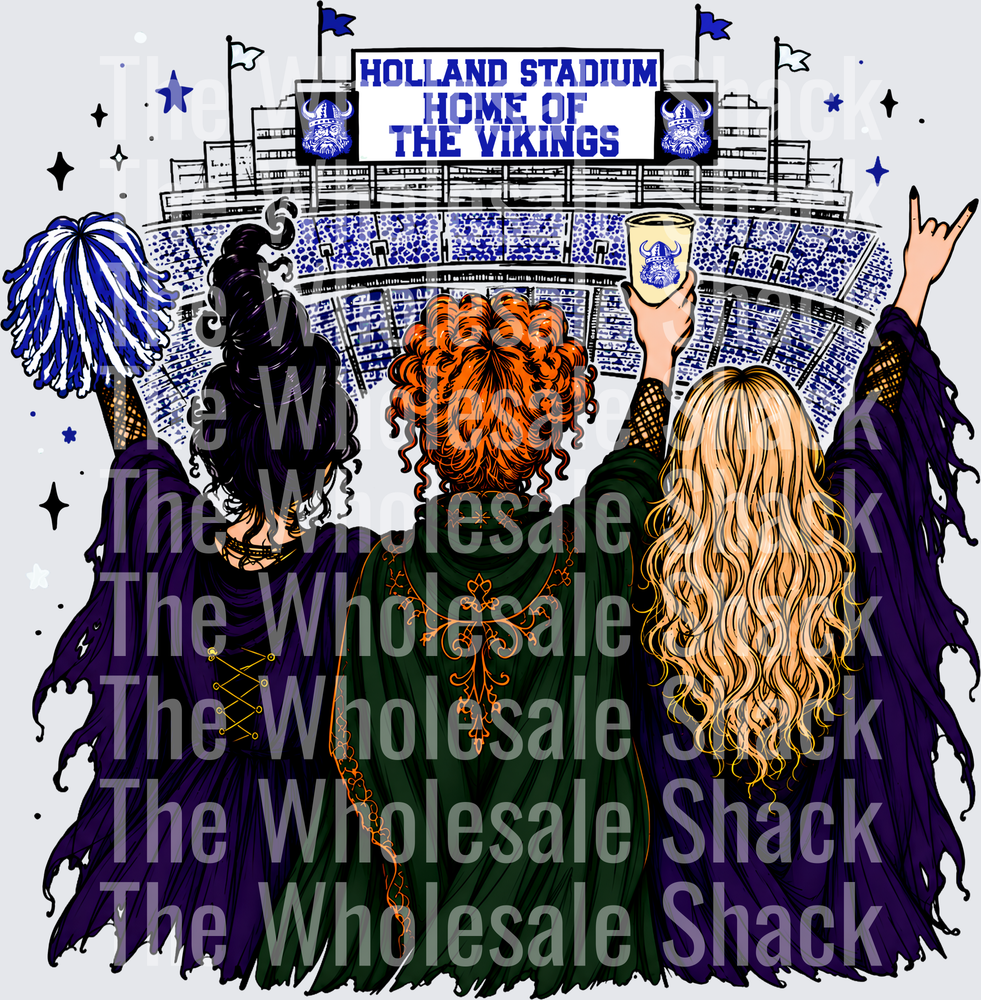 Vikings Halloween Stadium  DTF Transfers