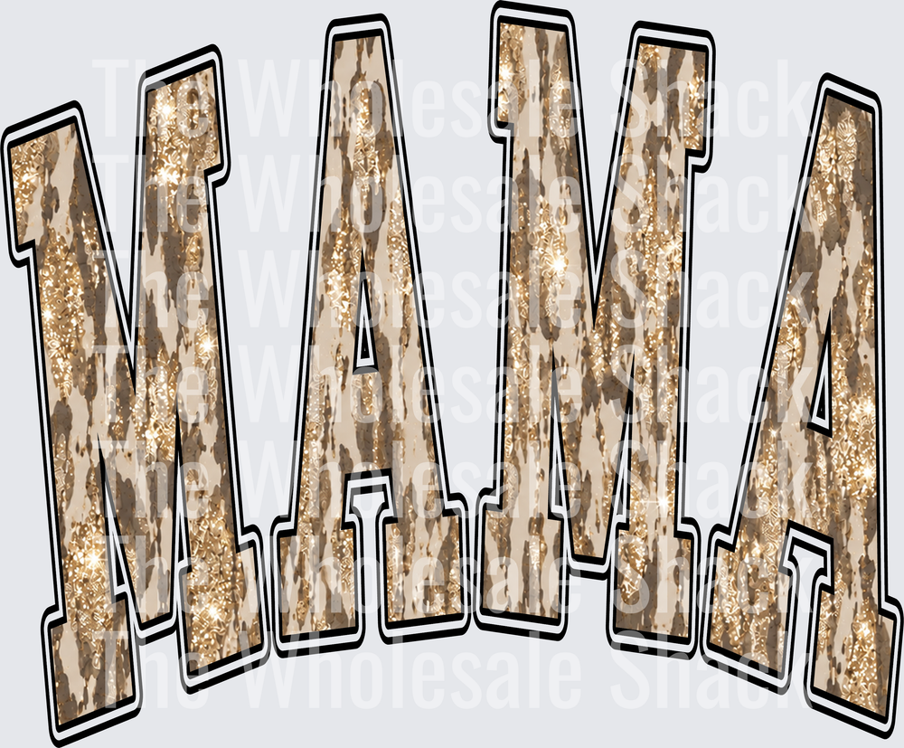 Glitter camo mama