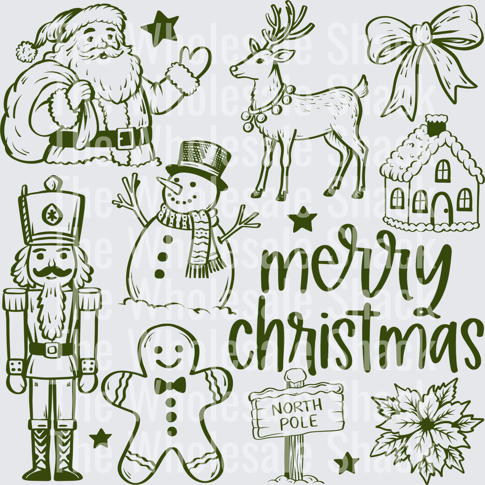 Merry Christmas - Green