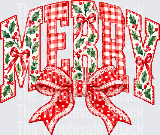 Merry Coquette DTF Transfer