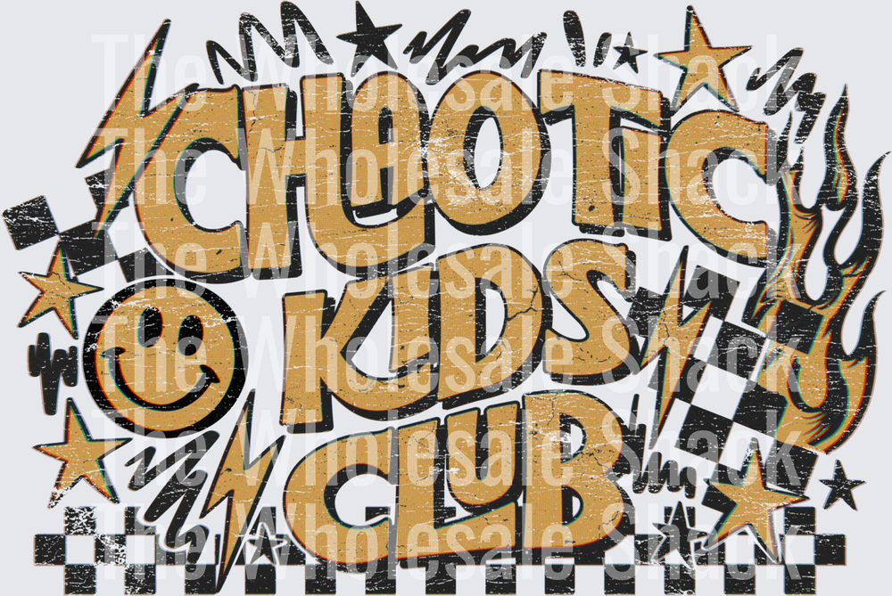 Chaotic Kids Club DTF Transfers