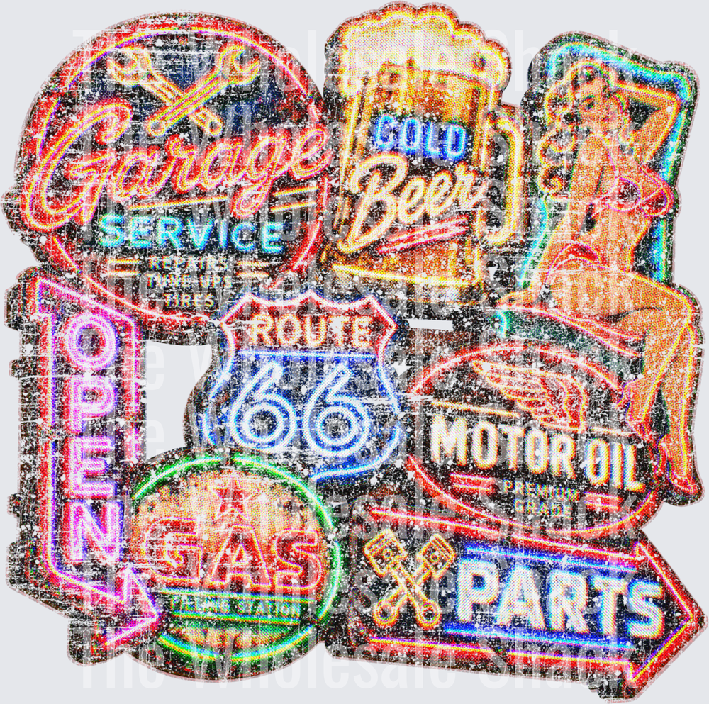Neon signs DTF Transfer