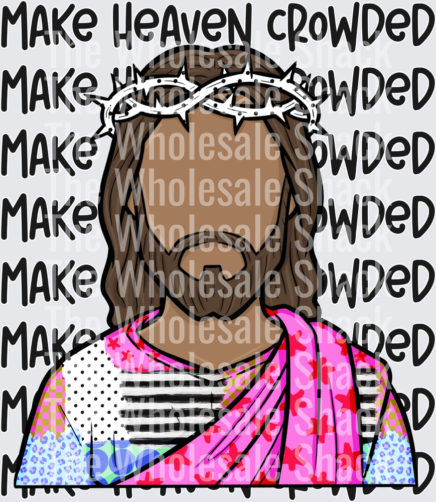 Make heaven crowded back design