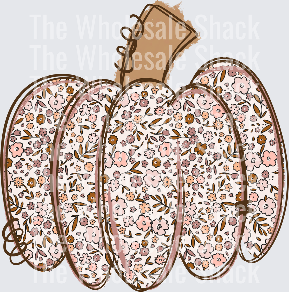 Floral Pumpkin