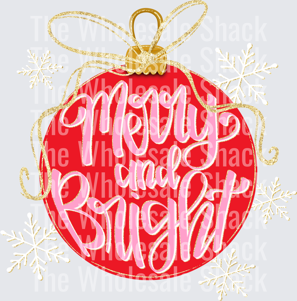 Merry and Bright- Red Christmas