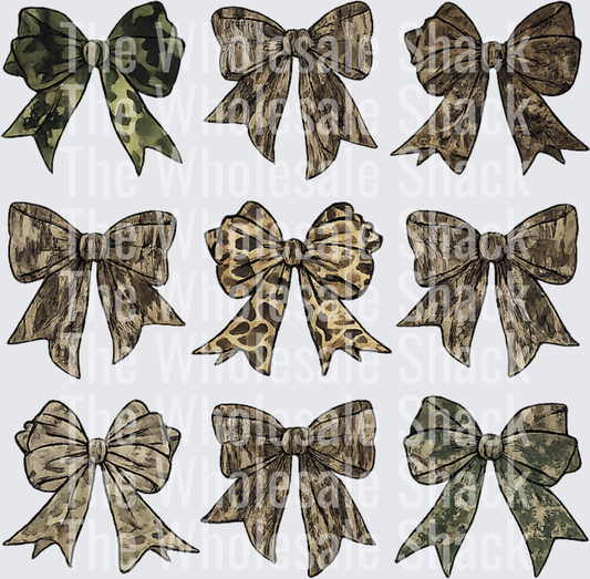 camo coquettes DTF Transfers