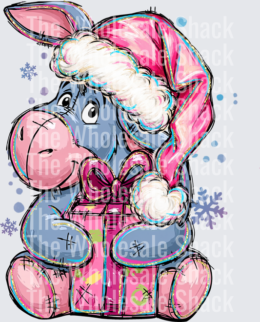 EEYORE CHRISTMAS DTF Transfers