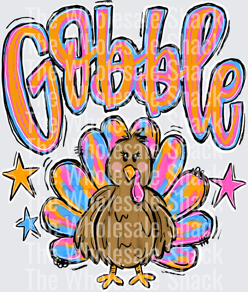Gobble Thanksgiving DTF Transfers