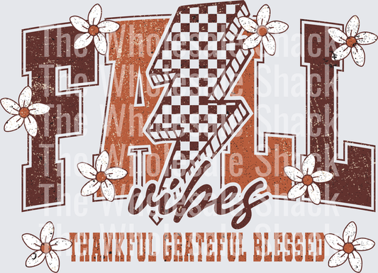 Fall Vibes DTF Transfers