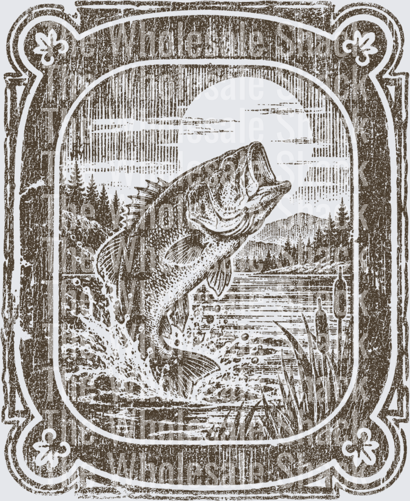 Bass Fishing brown