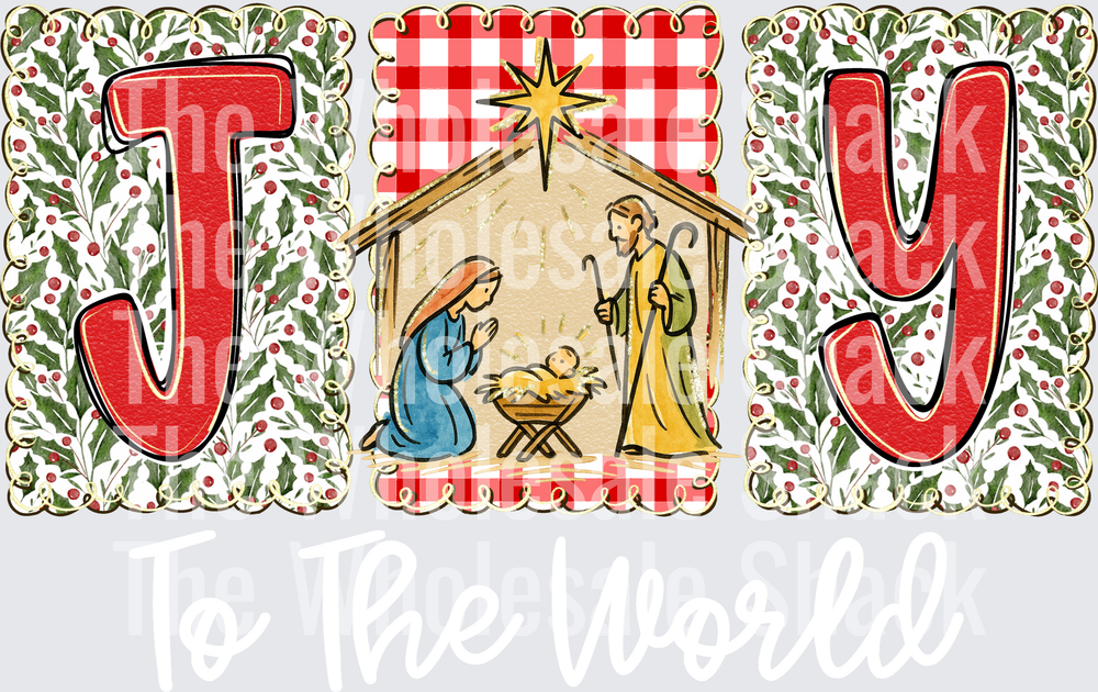 Joy to the world- White