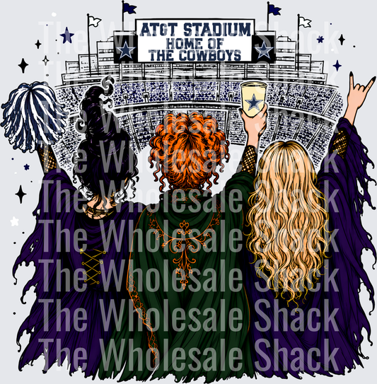 Cowboys Halloween Stadium DTF Transfers