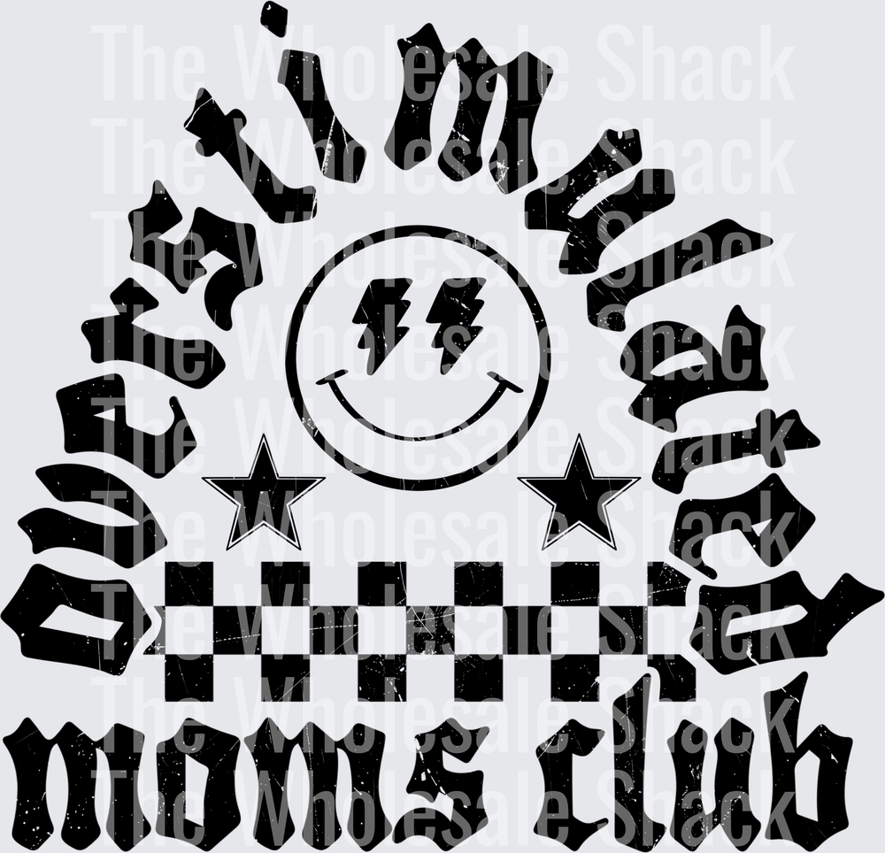 Overstimulated Moms Club black