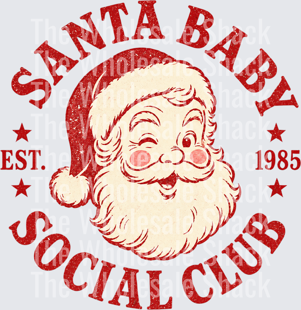 Vintage Santa Claus DTF Transfers