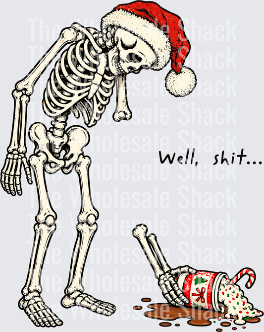Well,Shit Christmas DTF Transfers