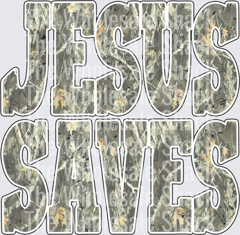 Camo jesus Saves