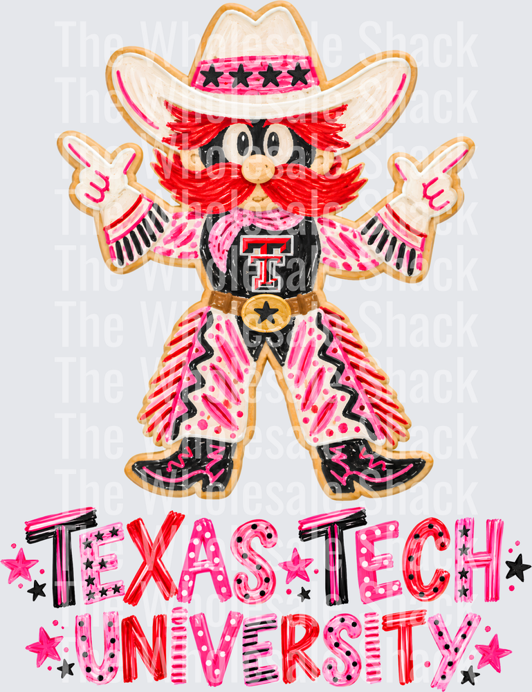 Tx Tech University DTF Transfers