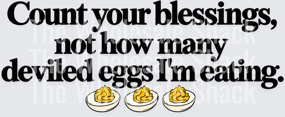 Count Your Blessings not How Many