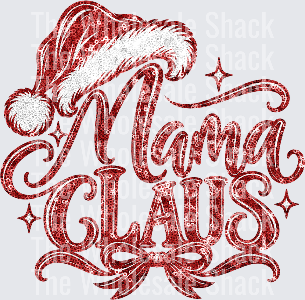 Mama Claus DTF Transfer