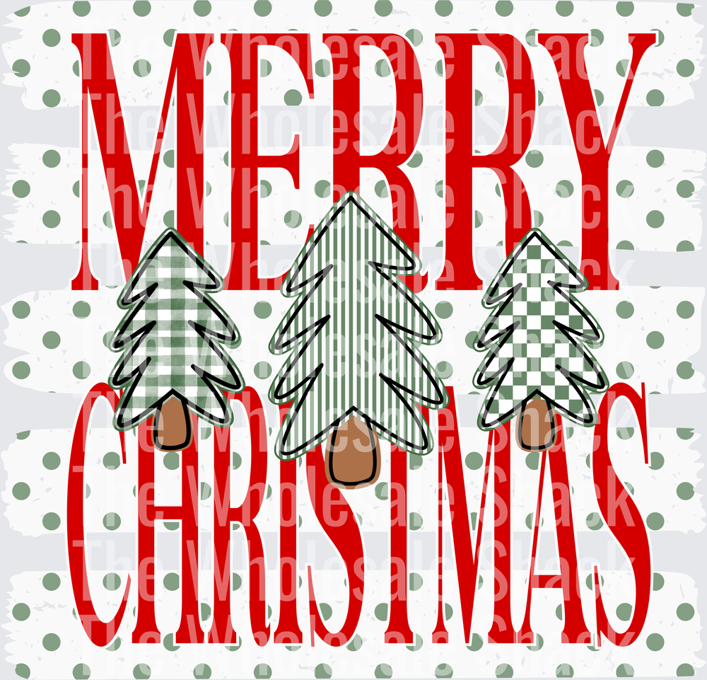 Merry Christmas Polka Dot