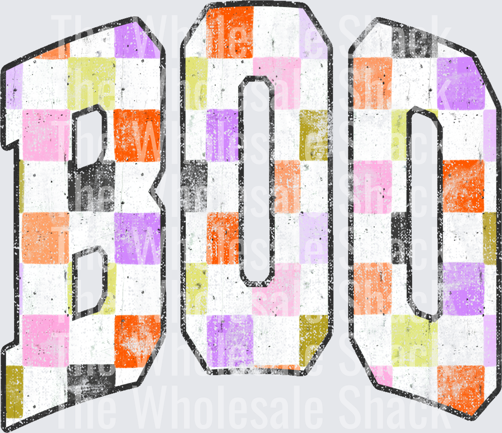 Boo Checkered