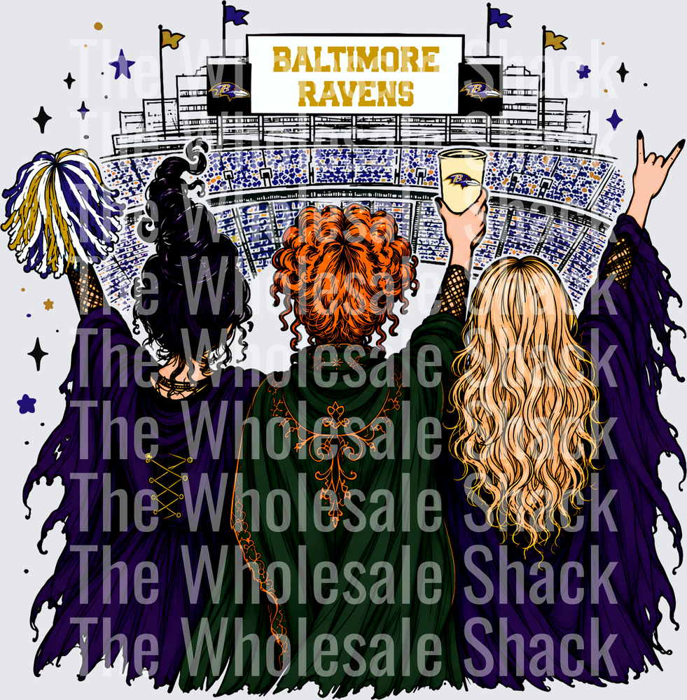 Ravens Halloween Stadium DTF Transfers