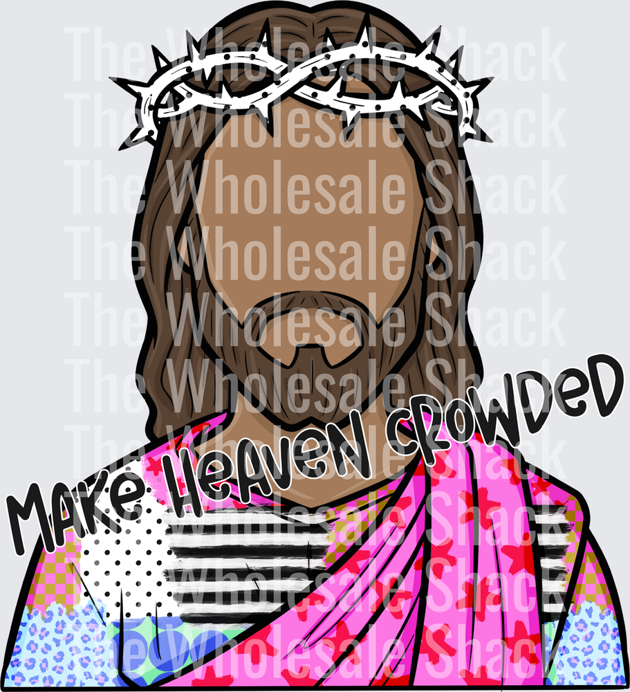 Make heaven crowded back design (2)