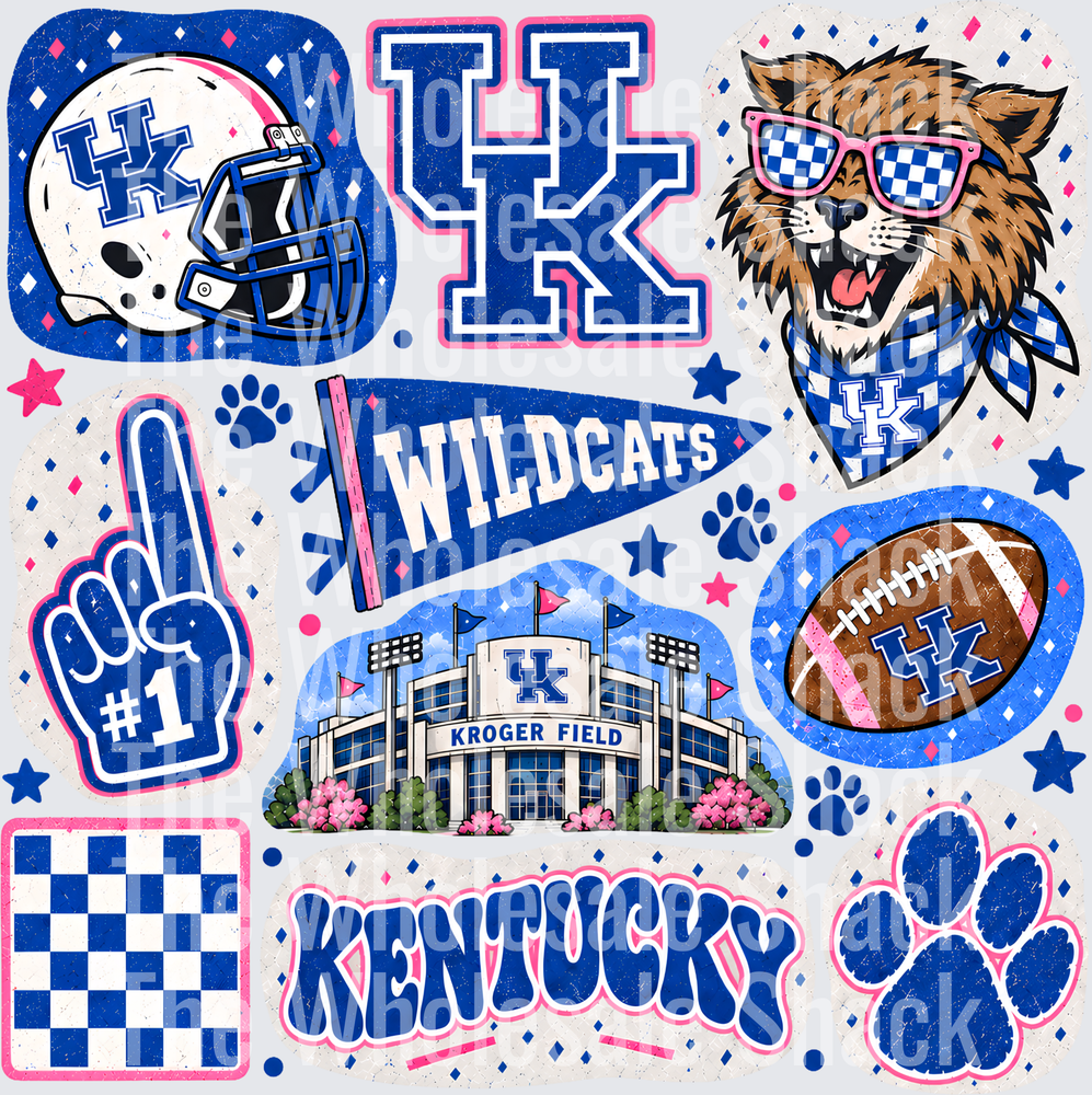 Colorful Kentucky DTF Transfers