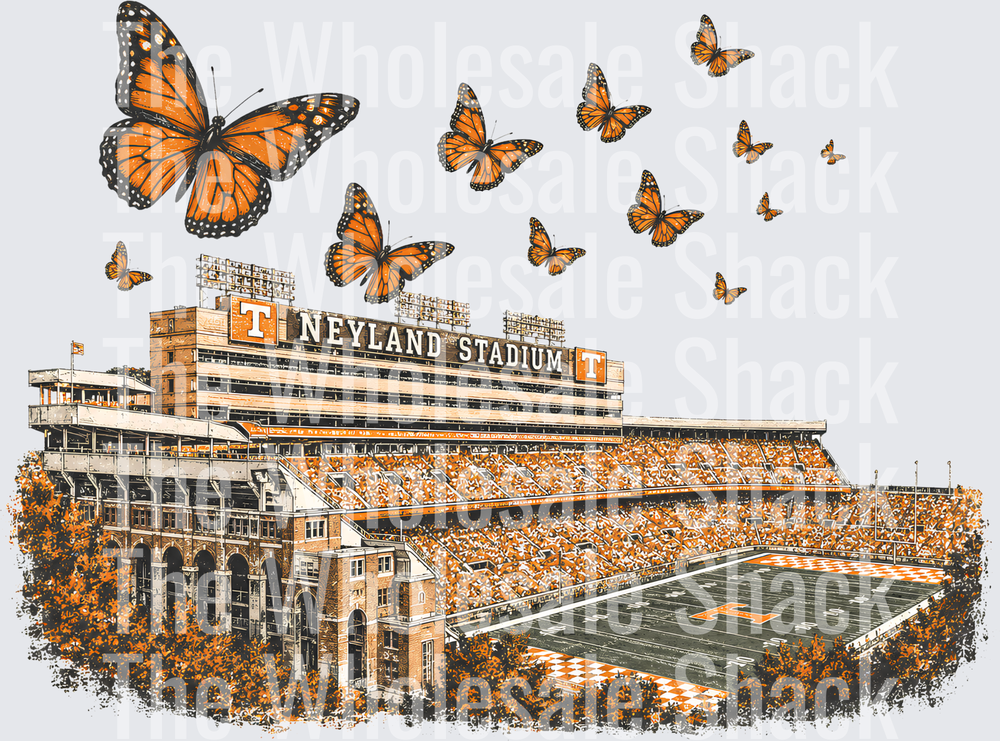 TN Neyland Stadium- Butterflies DTF Transfers
