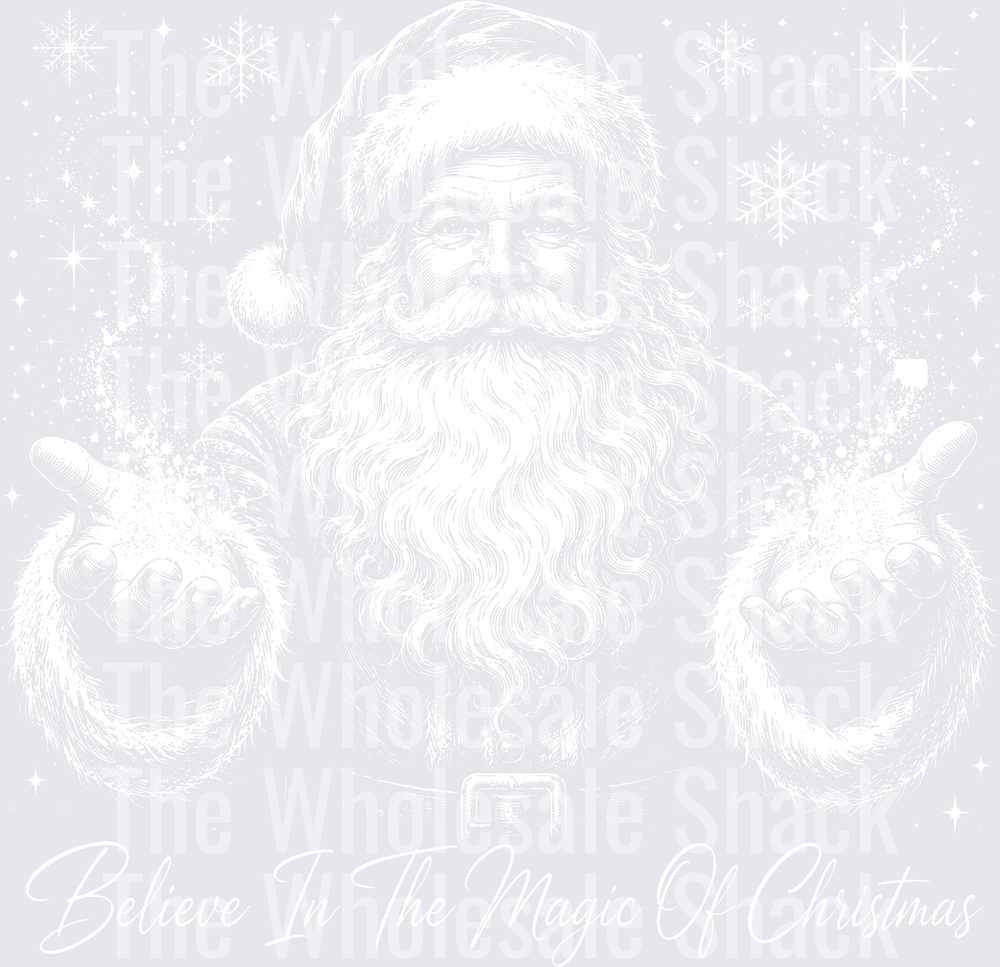 Believe in the magic of christmas - Halftone Design DTF Transfers