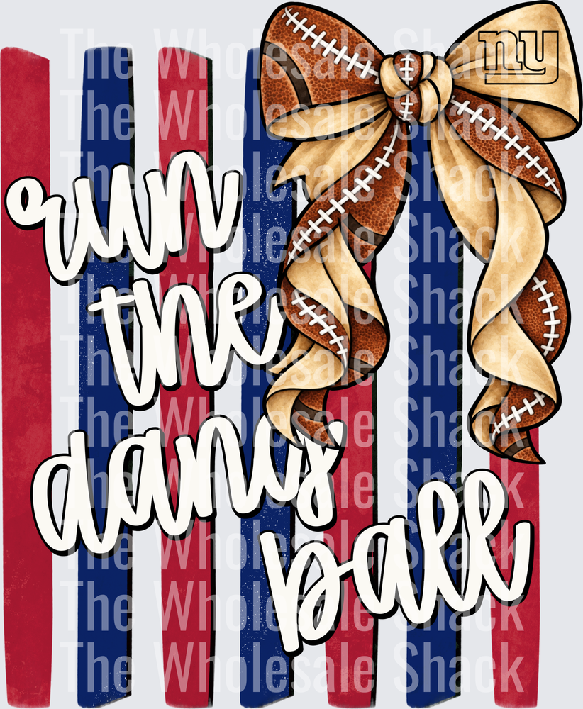 Run The Dang Ball-Red and Navy