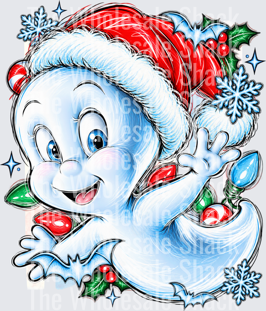Casper Christmas DTF Transfers