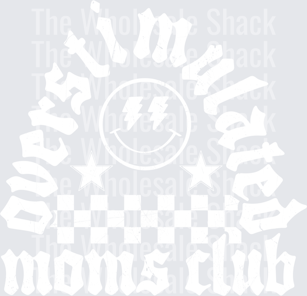 Overstimulated Moms Club-White
