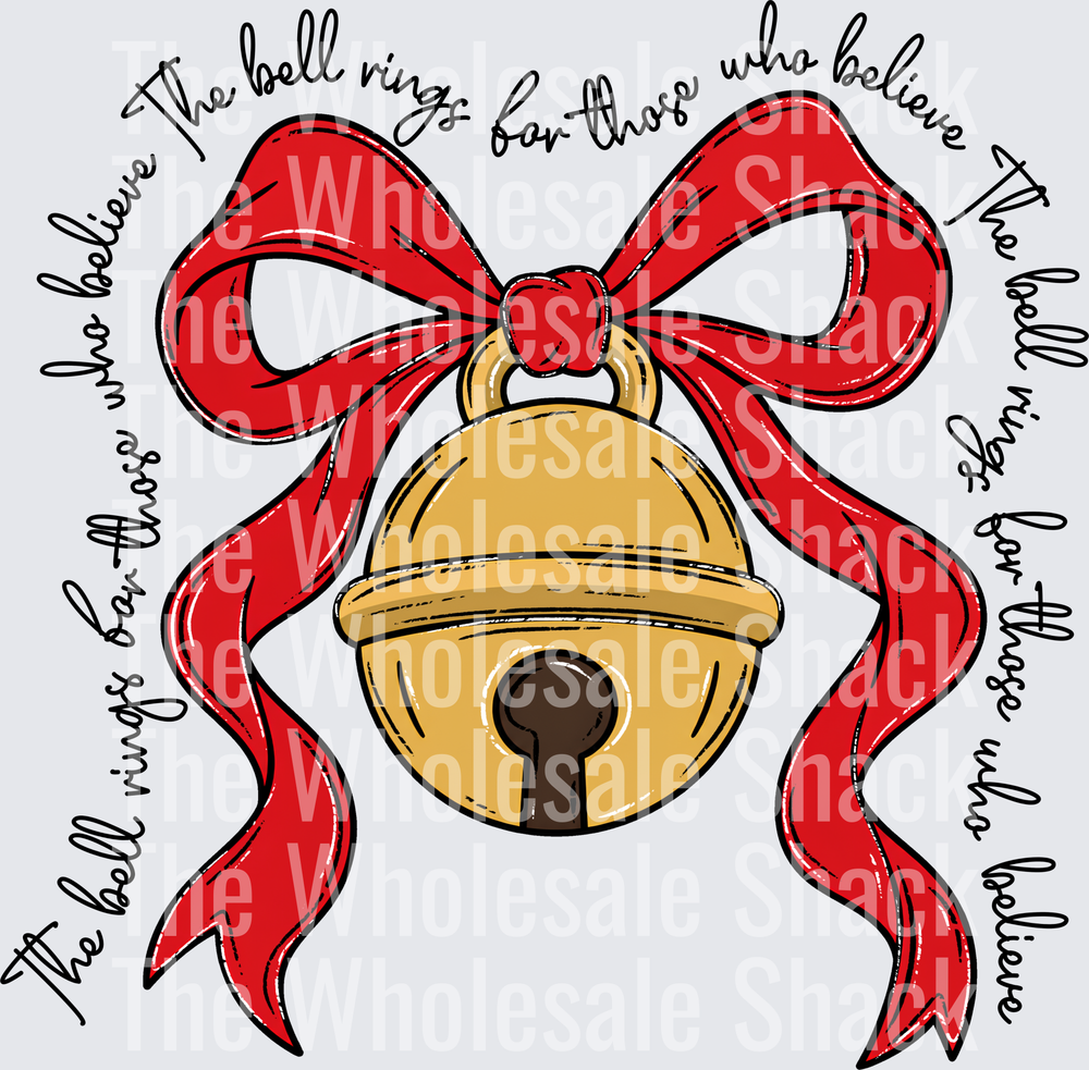 The bell still ring rings- Black font